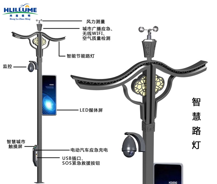 Wisdom Street Lamp